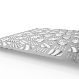 Aluminium Riffelblech 2000x1000 MM 5754 H114