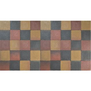 Bunt Pflastersteine gerade