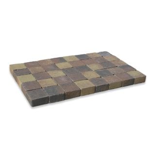 Bronzefarben Pflastersteine gerade