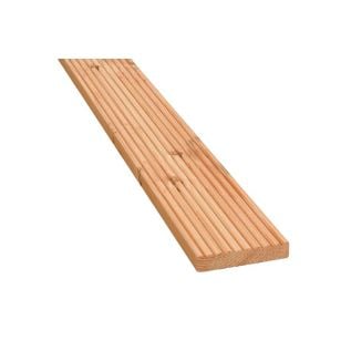 Douglasie, Terrassendiele, gehobelt, profiliert, getrocknet, PEFC 28x145 mm 400 cm