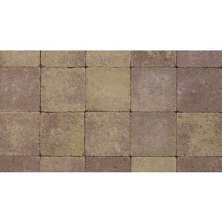 Gelb-Braun Pflastersteine getrommelt