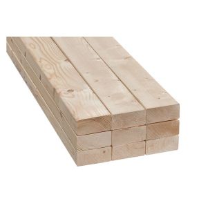 Fichte C18, gehobelt, gerundete Kante, FSC 50x100 mm