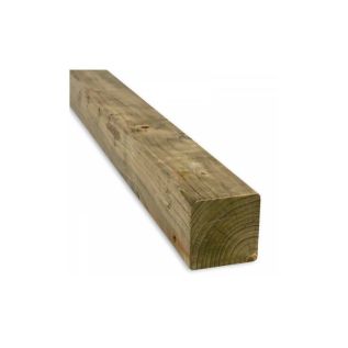 Fichte C, gehobelt, gerundete Kante, behandelt, FSC 50x50 mm