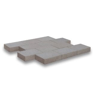 Grau Pflastersteine gerade