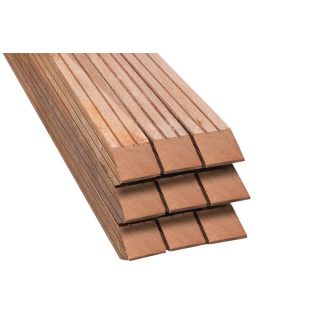 Kapur, Pfosten, gehobelt, angespitzt, FSC 68x68 mm