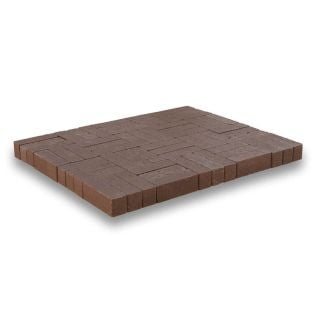 Kastanienbraun Pflastersteine gerade