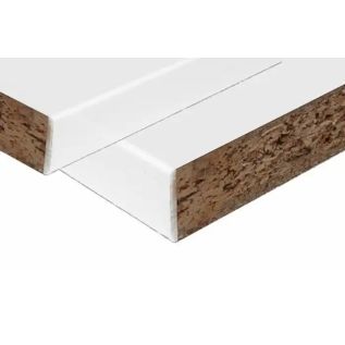 Unilin Möbelplatte Beschichtet Weiß TST 120 Gramm ABS 2 Seiten 18mm