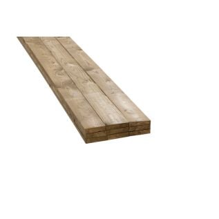 Fichte C, gehobelt, rechtwinklige Kante, behandelt, FSC 22x75mm 420cm