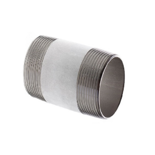 Rohrnippel Schwarz 3/4"