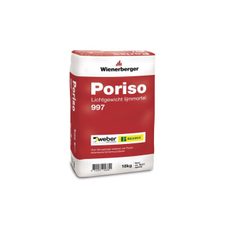 Poriso Leichter Klebemörtel 997 Zak 18kg