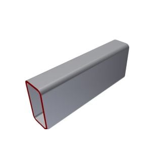 Rechteckrohr Kaltgefertigtes 50 x 25