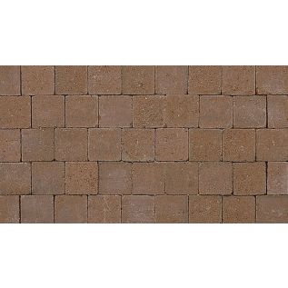 Terracottafarben Pflastersteine getrommelt